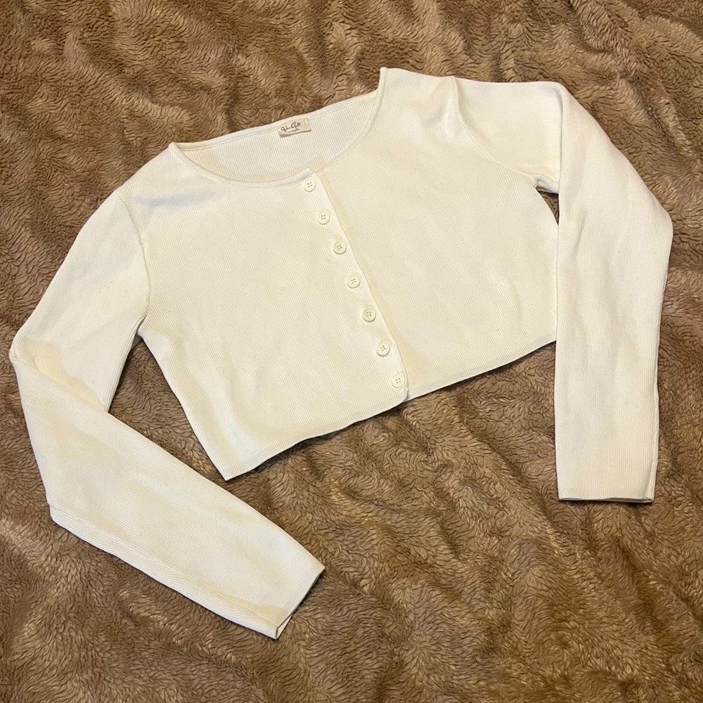 Pacsun John Galt cropped cardigan 100% cotton